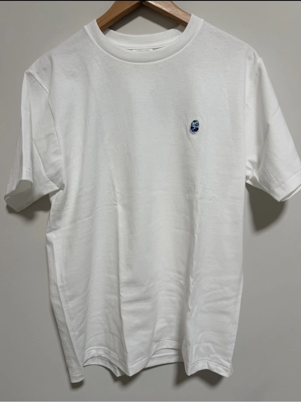 A BATHING APE® Abc Camo One Point Tee “White/Blue” M